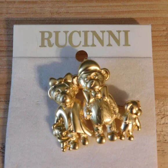 Ladies Rucinni Brooch - Picture 2 of 3